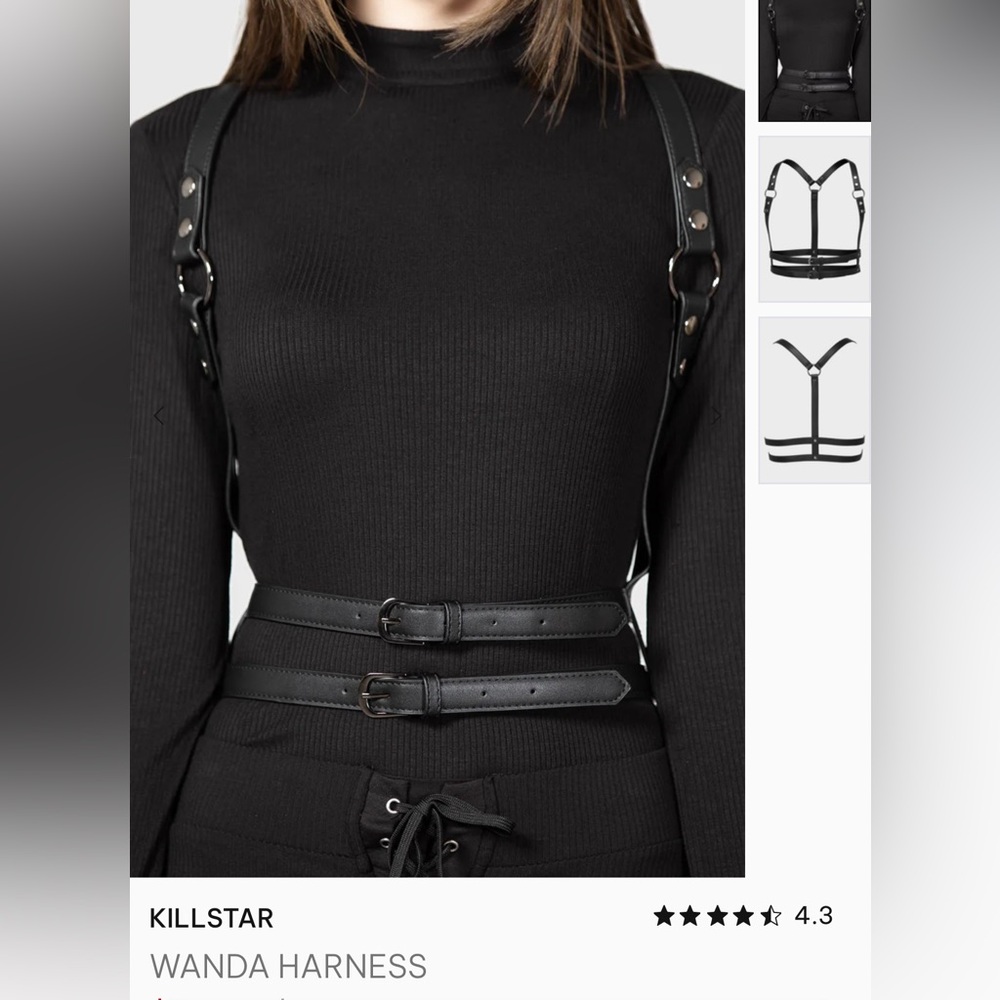 Kill star harness size extra small